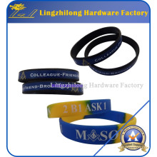 Wholeasale Freimaurer Silikon Armband für Souvenir